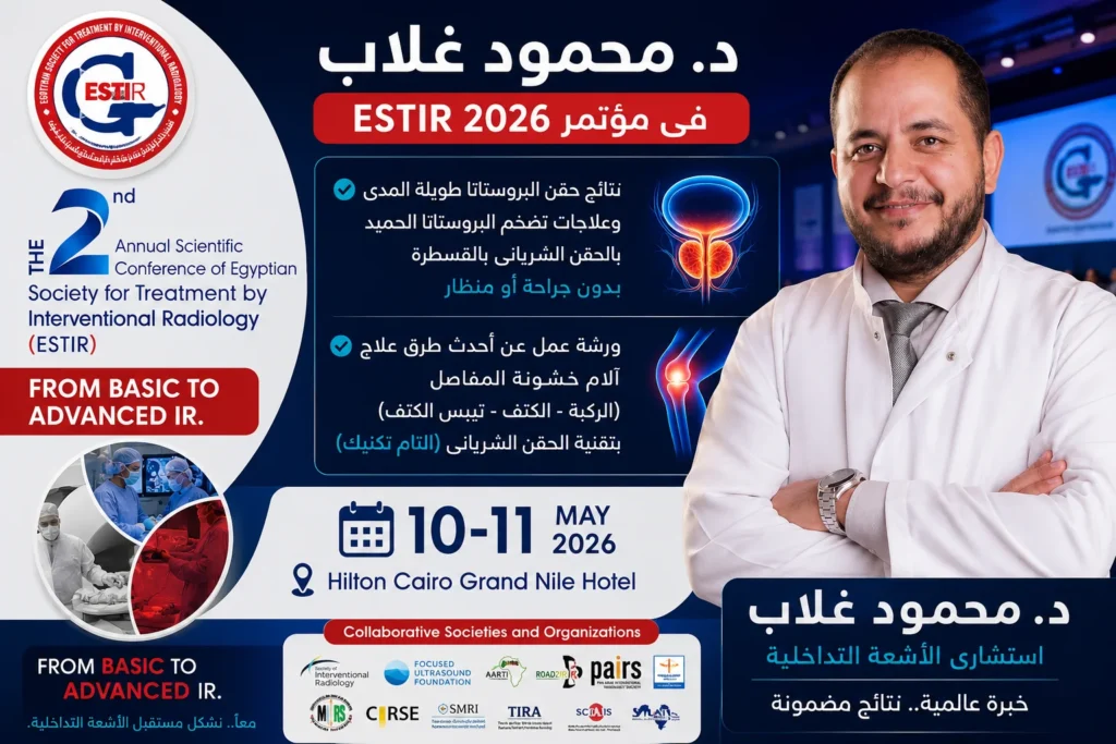 دكتور محمود غلاب يشارك فى مؤتمر ESTIR 2026