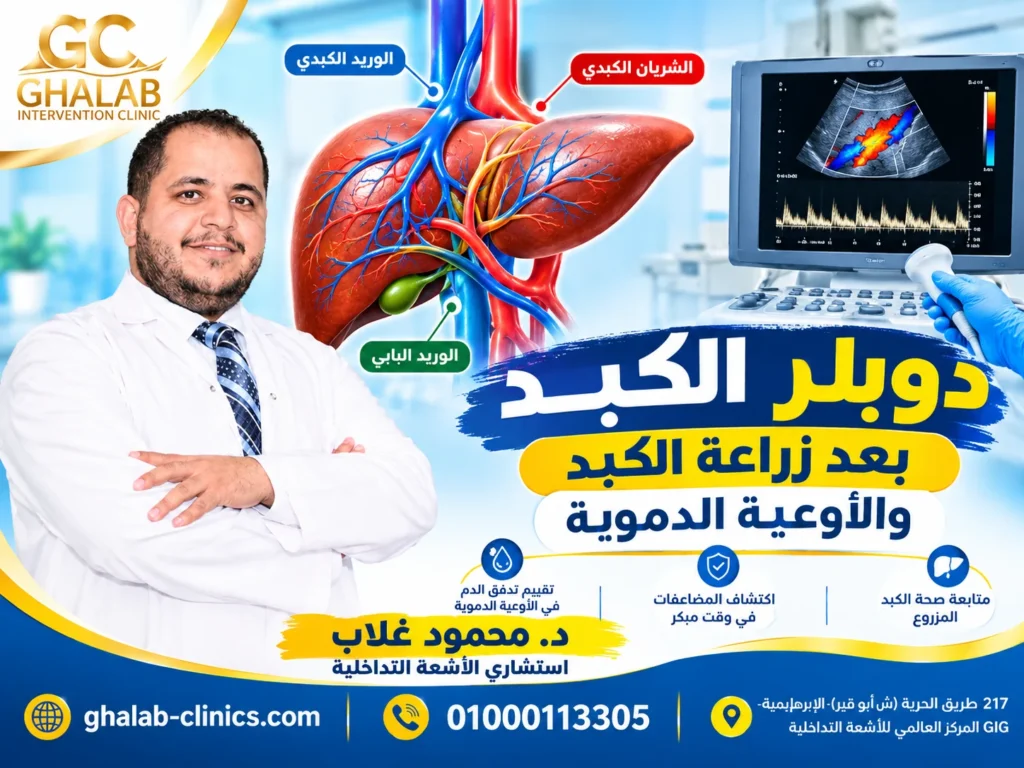 ما فوائد دوبلر الكبد بعد زراعة الكبد؟ : دور الأشعة التداخلية عند اكتشاف مشكلة بالدوبلر و فى علاج أورام الكبد 2027 | د. محمود غلاب